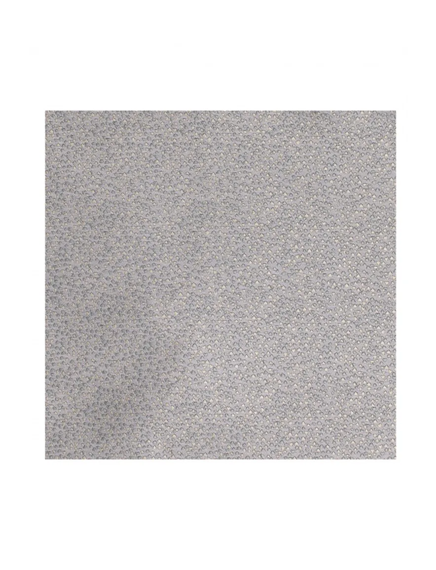 Tresanti pochet grijs geprint 100% zijde