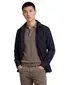Carl Gross overshirt donkerblauw effen