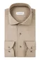 Profuomo overhemd beige gemêleerd flanel slim fit