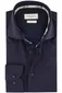 Profuomo overhemd donkerblauw effen slim fit strijkvrij