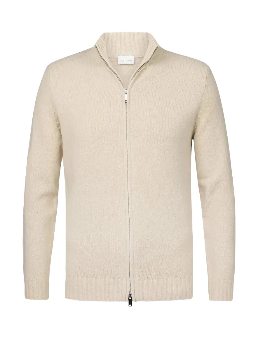beige Profuomo vest wol