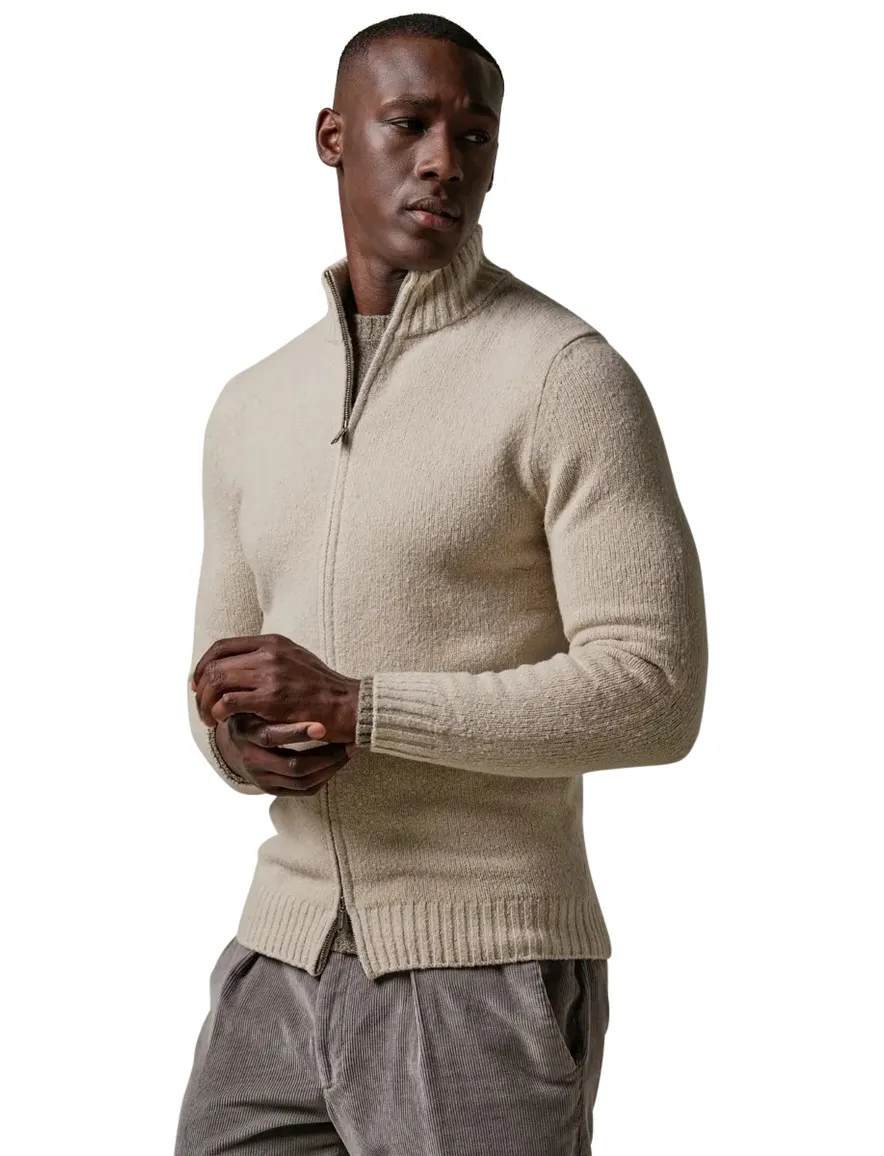 beige Profuomo vest wol
