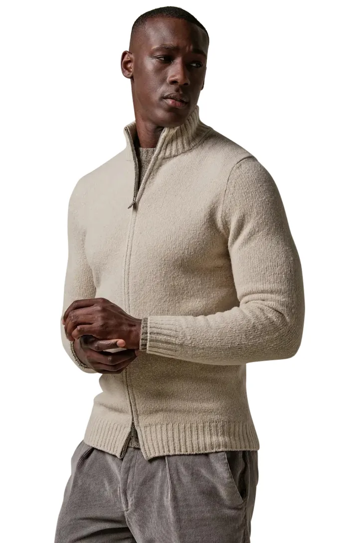vest Profuomo beige wol