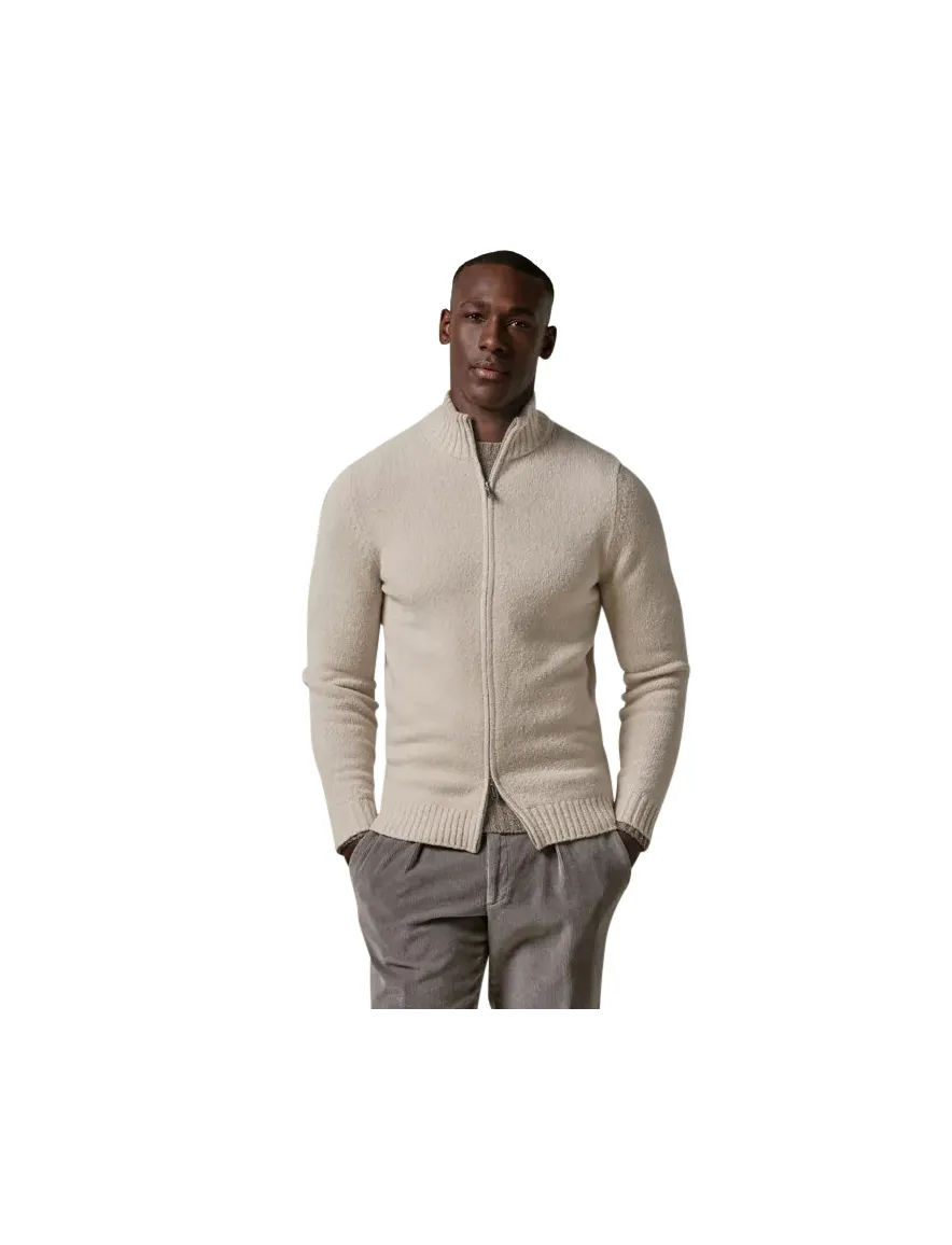 beige Profuomo vest wol