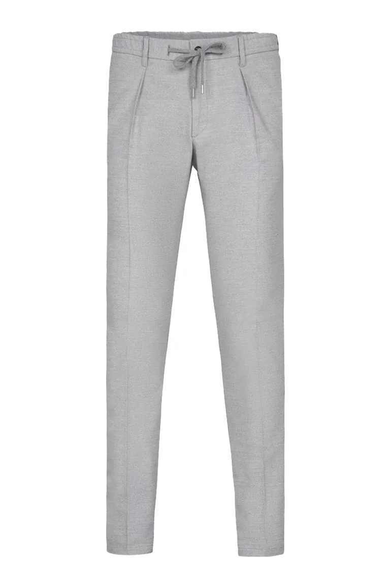 Profuomo chino effen grijs slim fit
