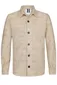 Profuomo overshirt geruit sand wol