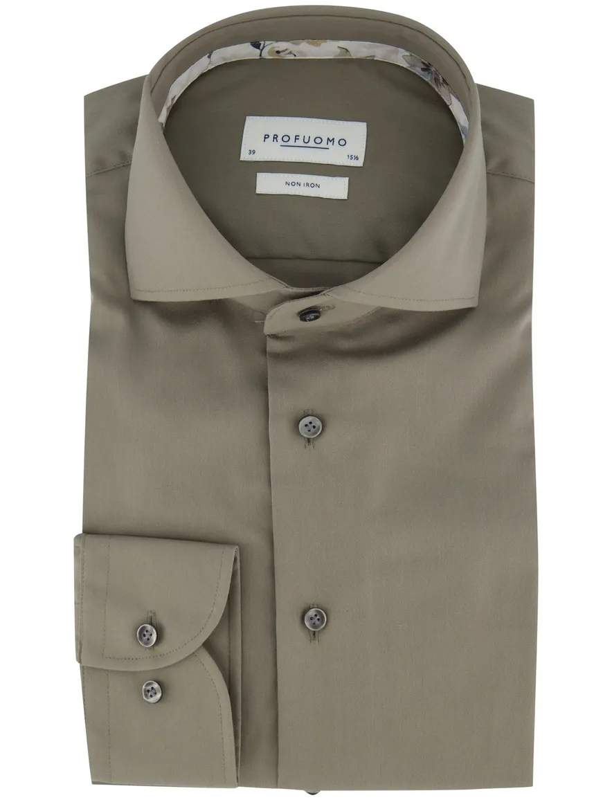 Profuomo overhemd groen