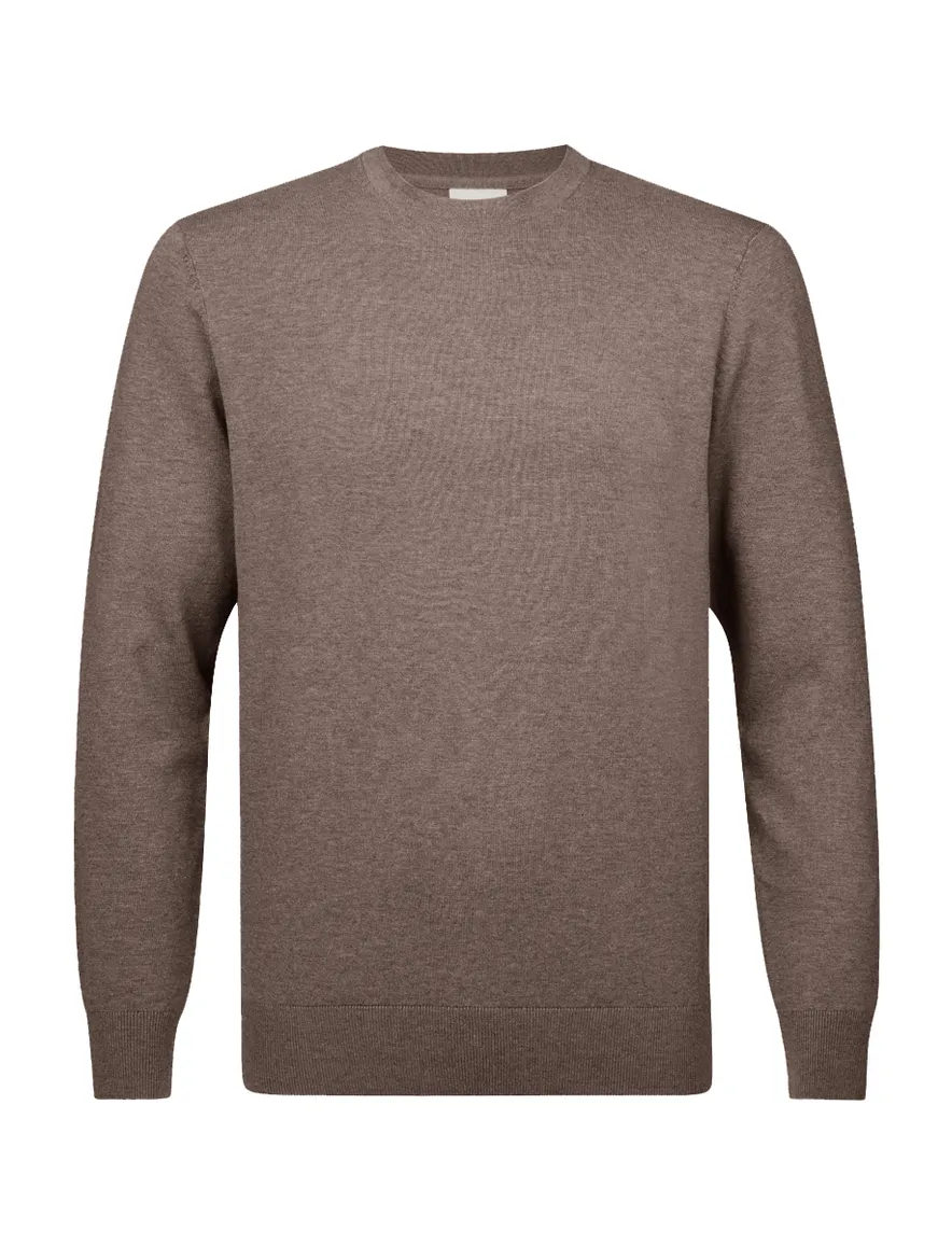 Profuomo trui bruin crewneck
