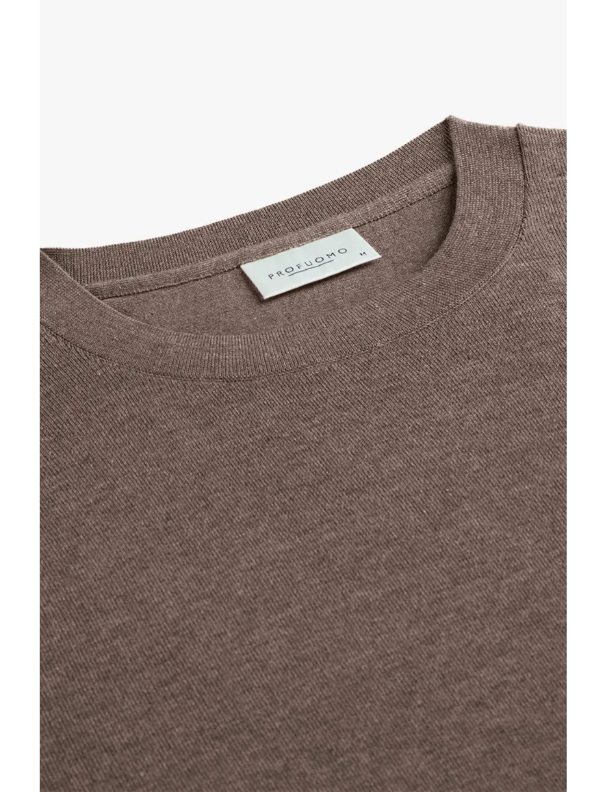 Profuomo trui bruin crewneck