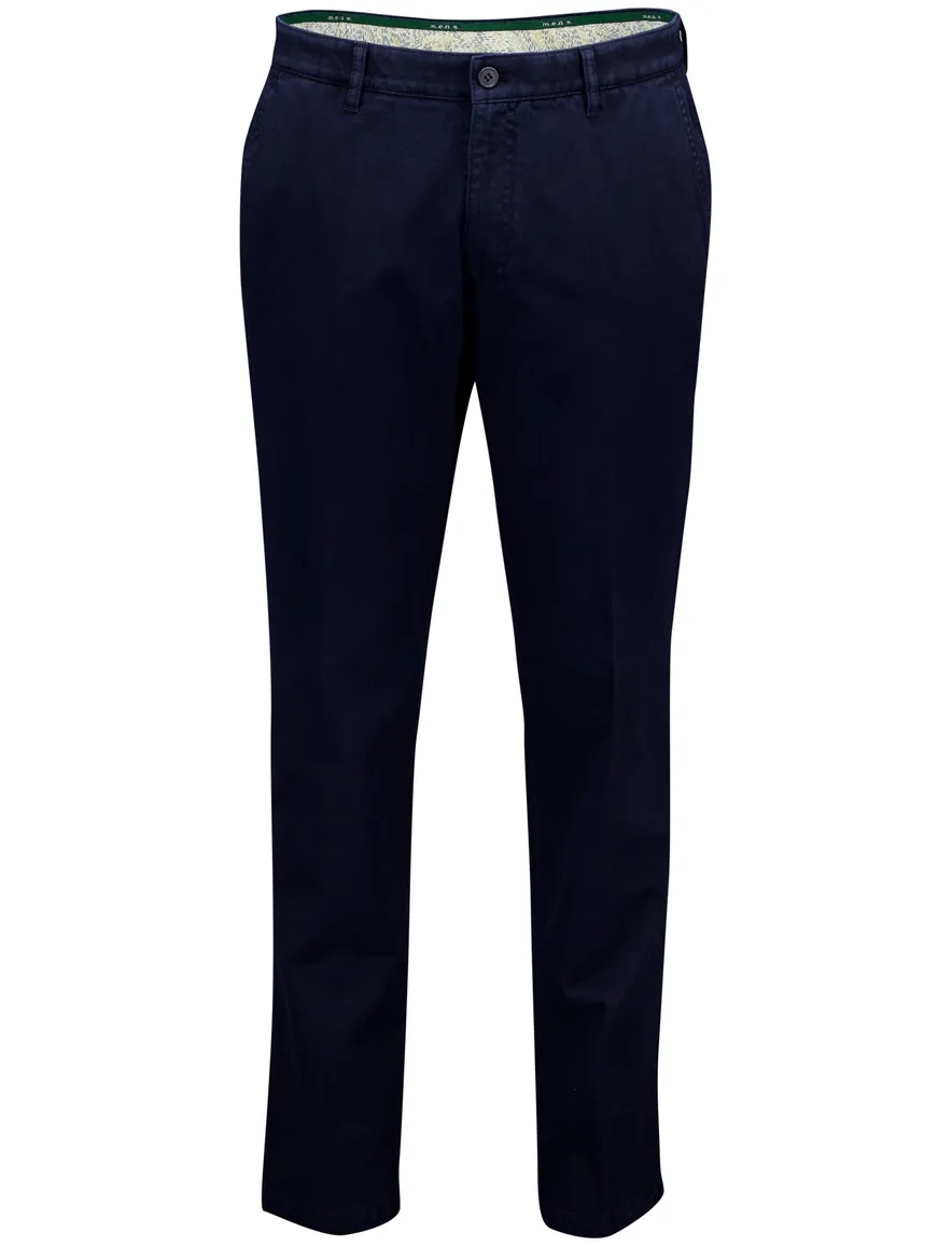 M.E.N.S. pantalon effen donkerblauw Madison normale fit