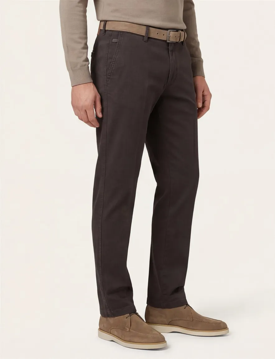 M.E.N.S. pantalon madison grijs effen