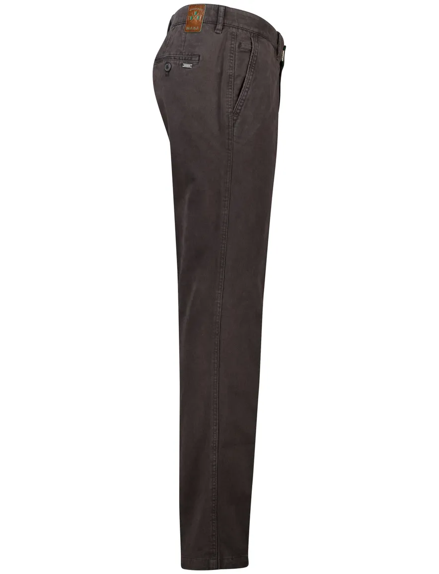 M.E.N.S. pantalon madison grijs effen