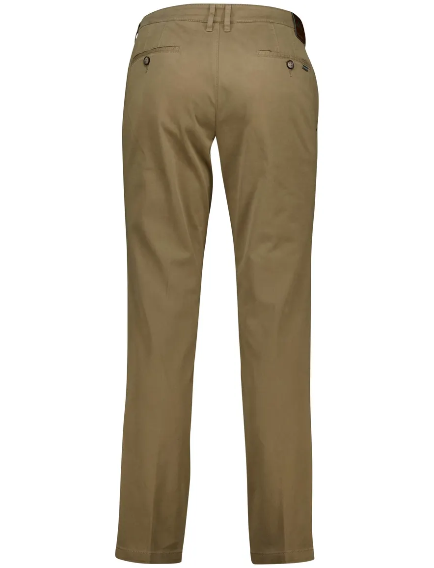 M.E.N.S. pantalon beige Madison normale fit katoen