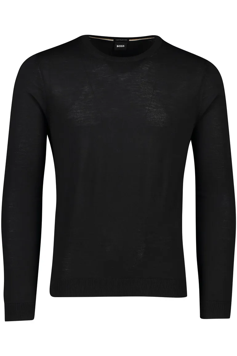 Boss black trui wol zwart