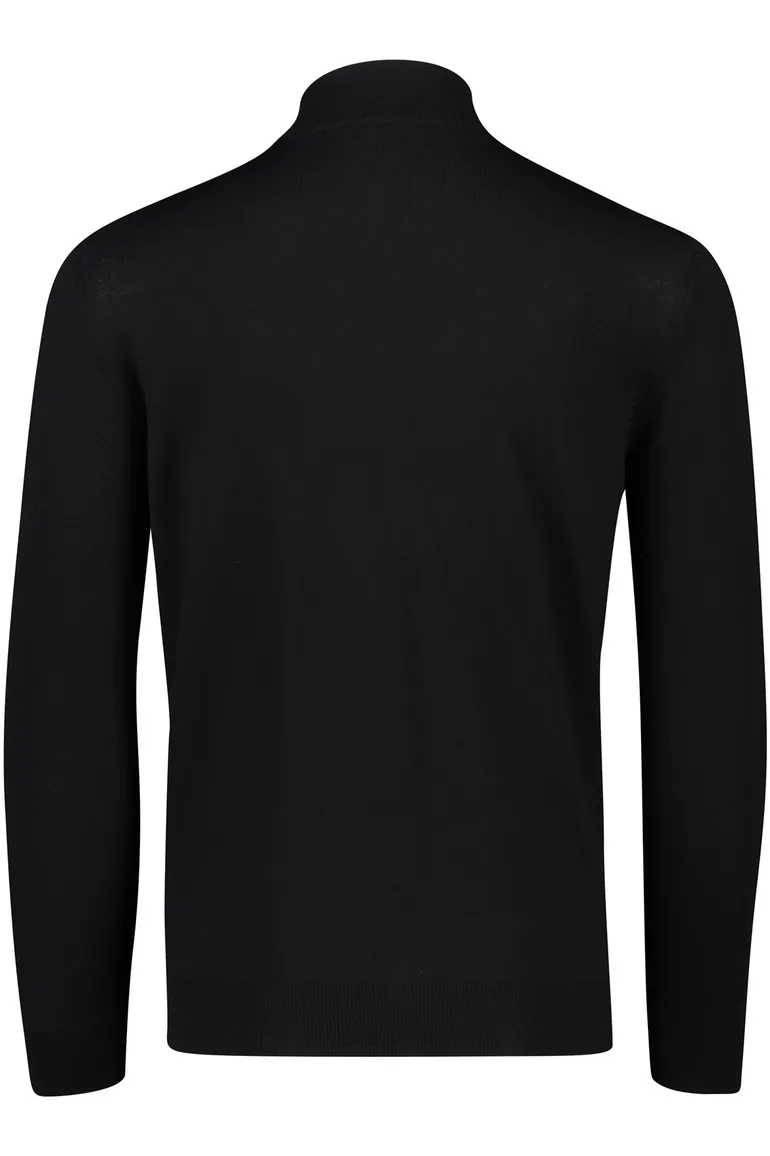 BOSS Black Balonso vest zwart normale fit virginwol