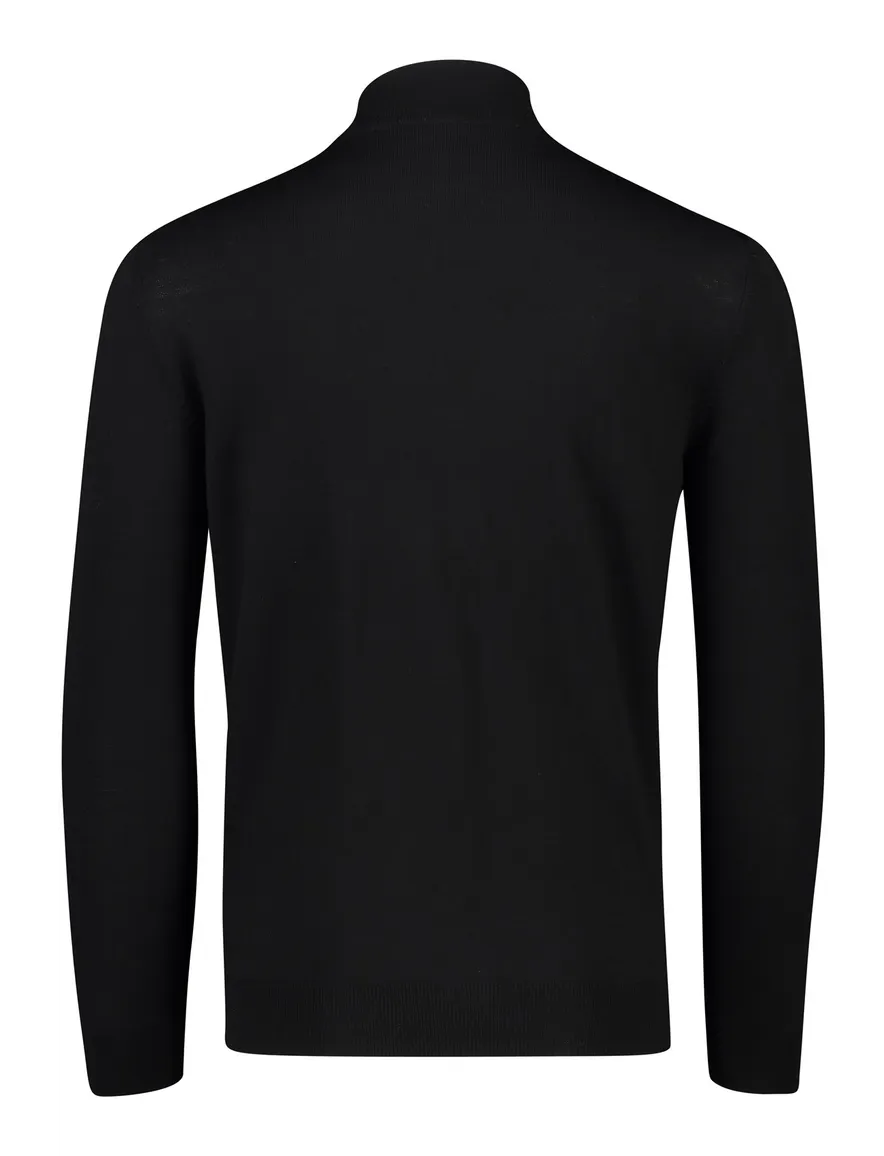 BOSS Black Balonso vest zwart normale fit virginwol