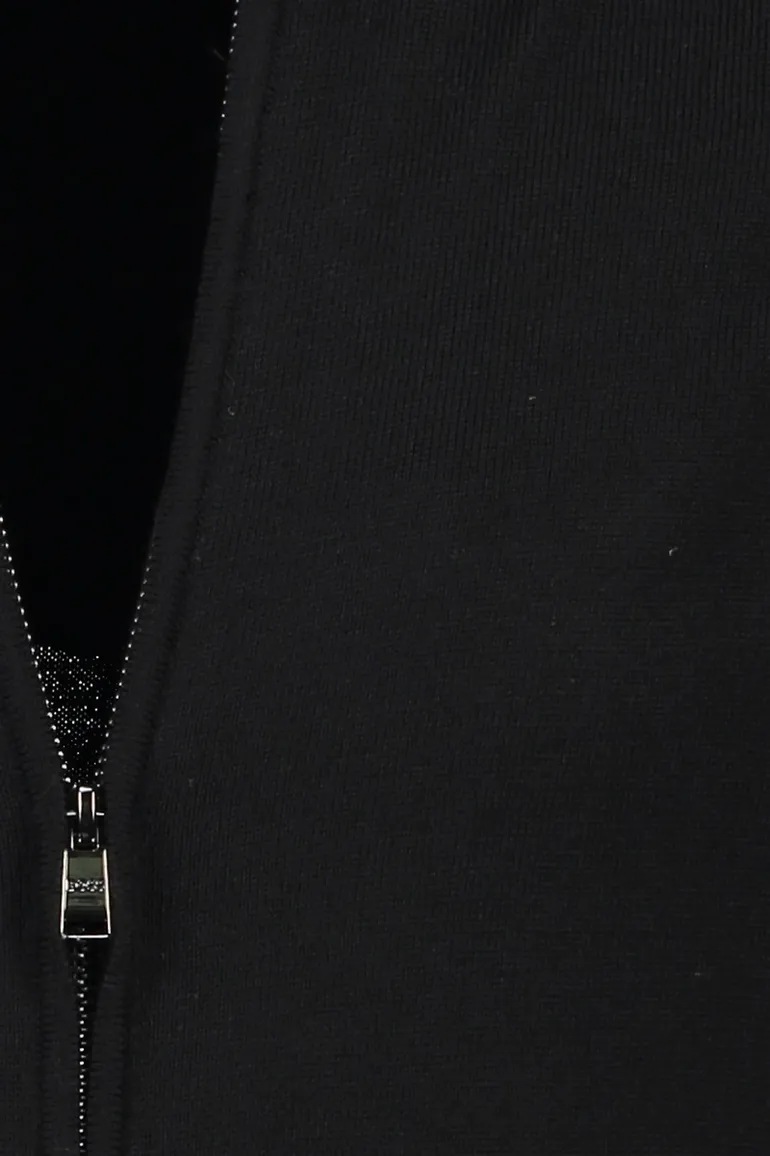 BOSS Black Balonso vest zwart normale fit virginwol