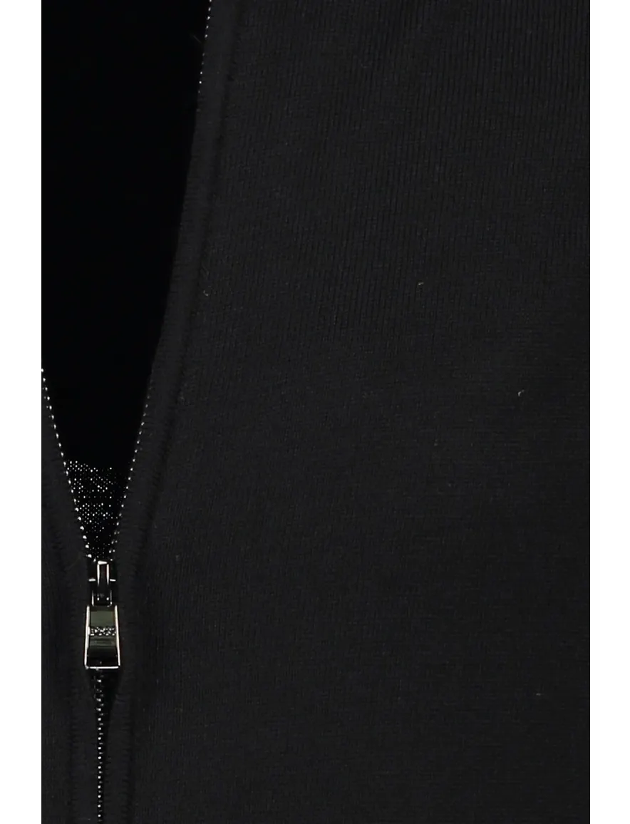 BOSS Black Balonso vest zwart normale fit virginwol