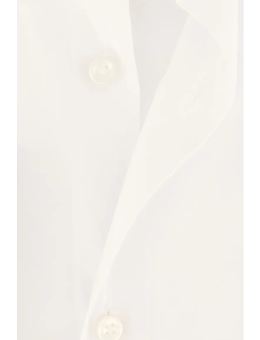 business overhemd Hugo Boss wit effen katoen, stretch slim fit