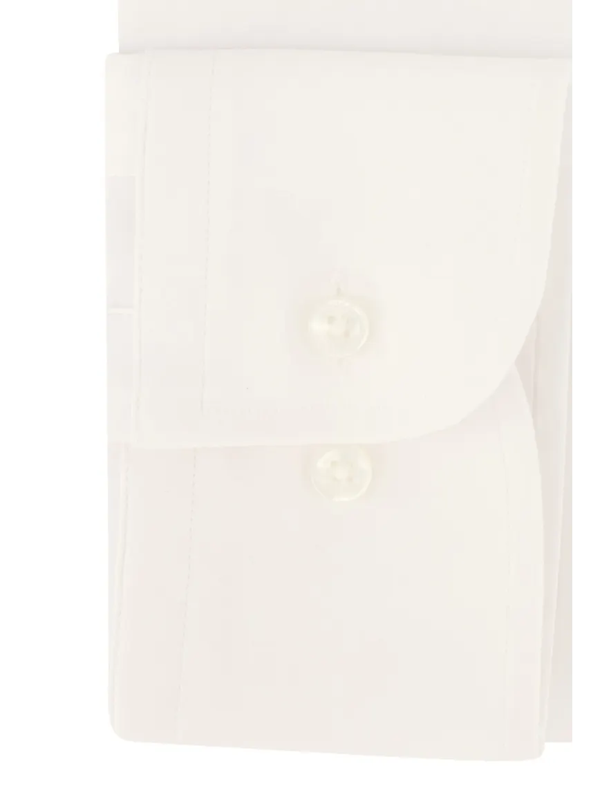 business overhemd Hugo Boss wit effen katoen, stretch slim fit