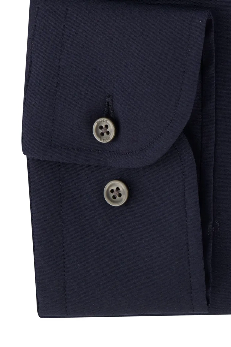 Boss P-Hank overhemd slim fit donkerblauw