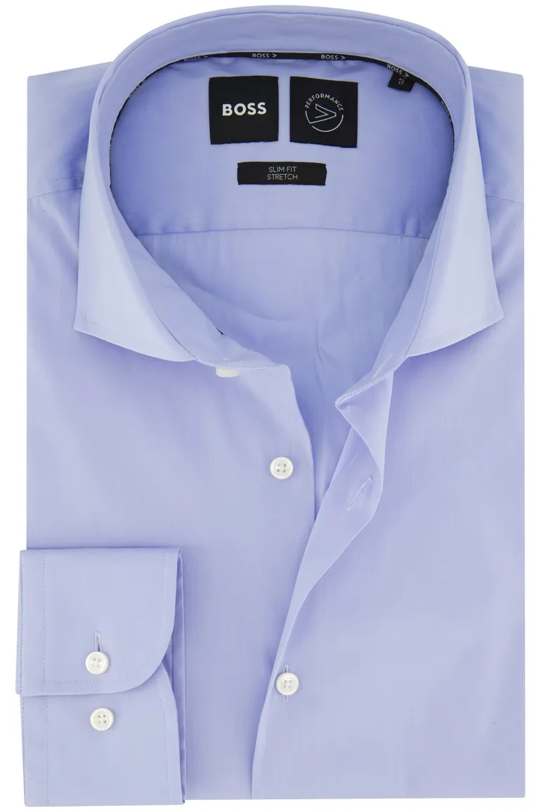 Boss overhemd lichtblauw slim fit