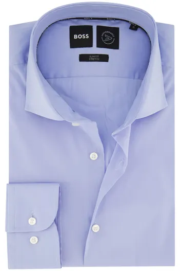 Hugo Boss BOSS P-Hank effen overhemd lichtblauw slim fit