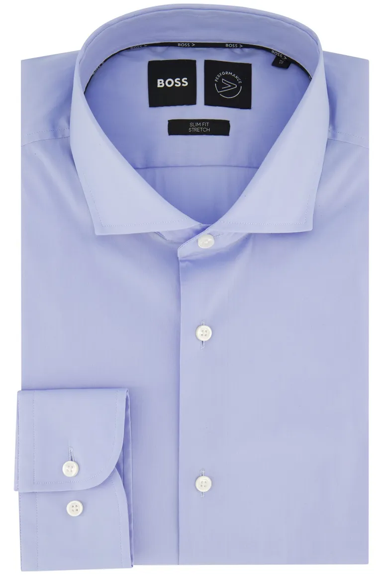 Boss overhemd lichtblauw slim fit