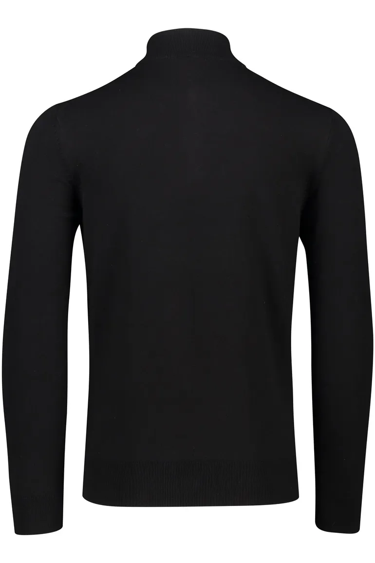 Boss Black halfzip trui Padro zwart