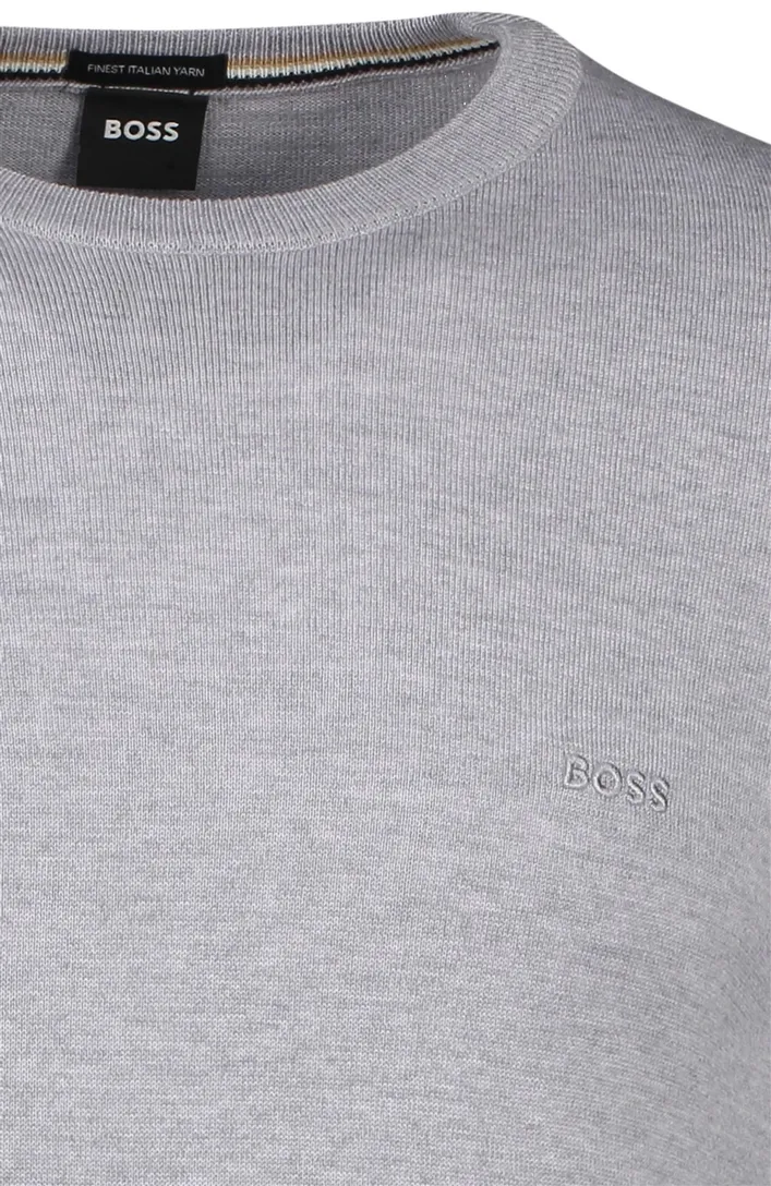 Boss Black trui Botto-L grijs normale fit