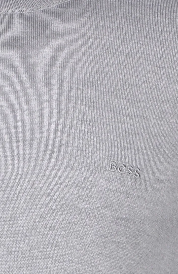 Boss Black trui Botto-L grijs normale fit