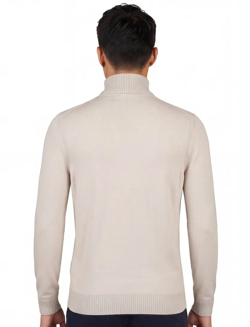 Boss Orange coltrui Avac beige effen gebreid
