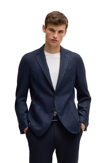 Hugo Boss Boss Black C-Hanry colbert effen blauw slim fit