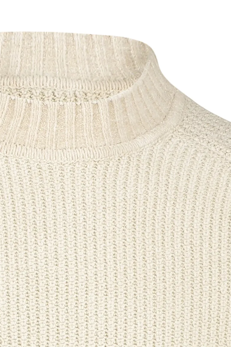 Hugo Boss Orange trui beige turtleneck