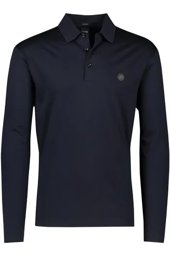 Hugo Boss BOSS Black polo C-paley 01 navy effen normale fit