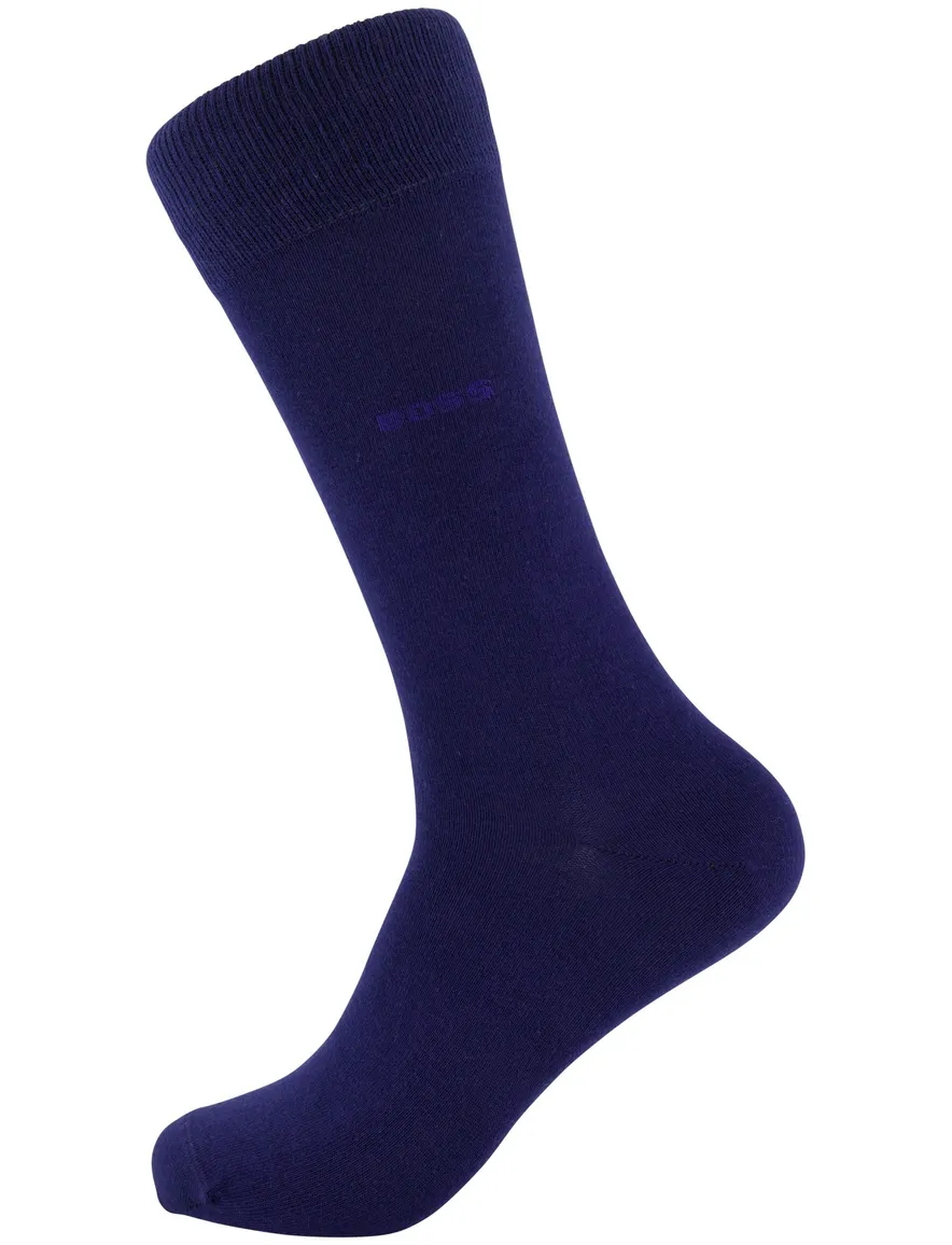 BOSS Black Giftbox Sokken 3-pack blauw katoen