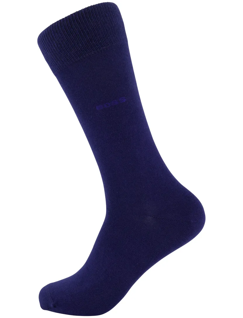BOSS Black Sokken Giftbox 3-pack blauw katoen