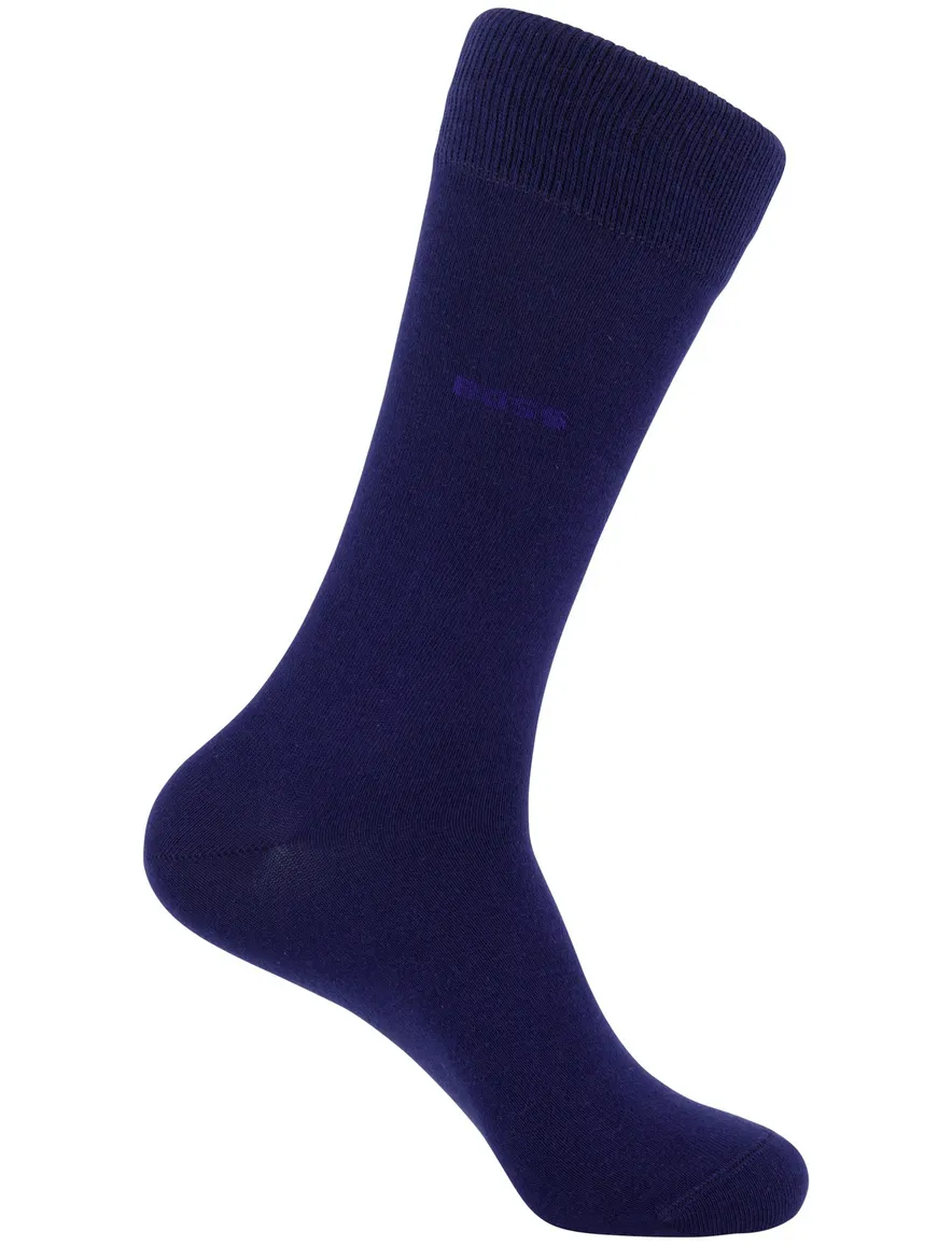 BOSS Black Giftbox Sokken 3-pack blauw katoen