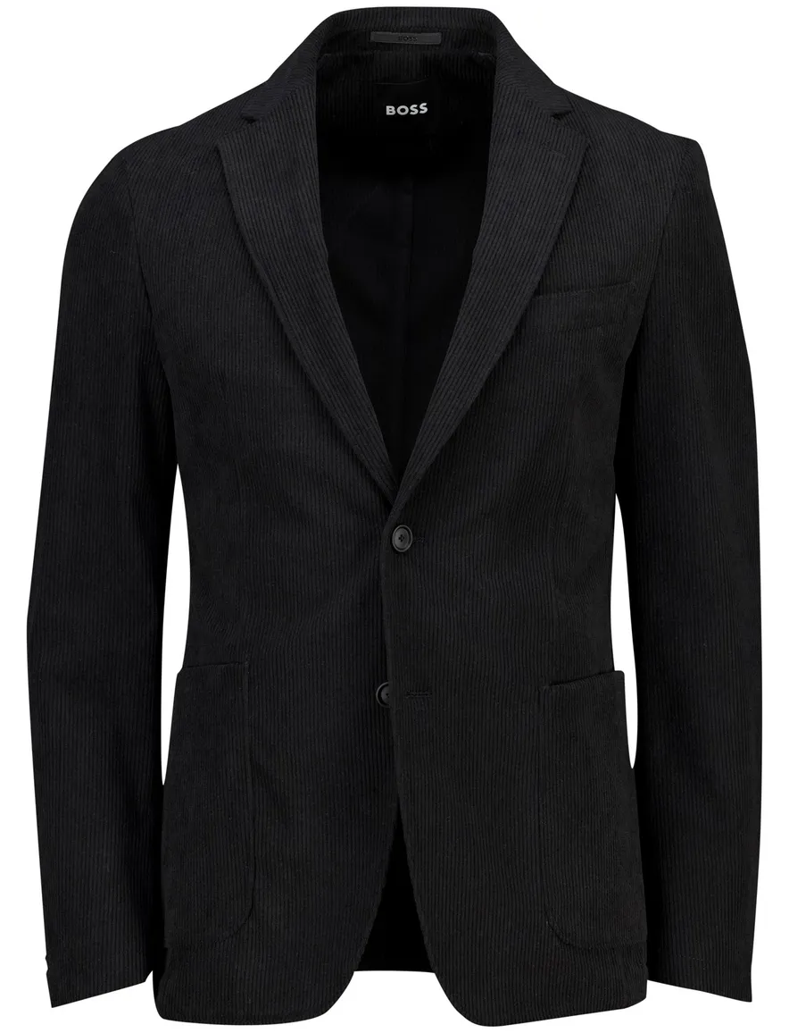 BOSS Black colbert P-Hanry zwart corduroy