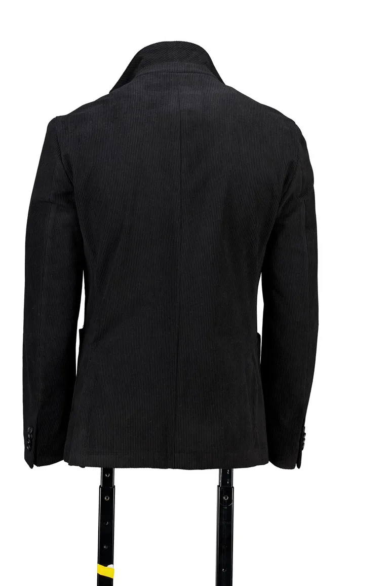 BOSS Black colbert P-Hanry zwart corduroy
