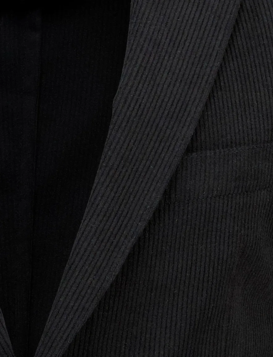 BOSS Black colbert P-Hanry zwart corduroy