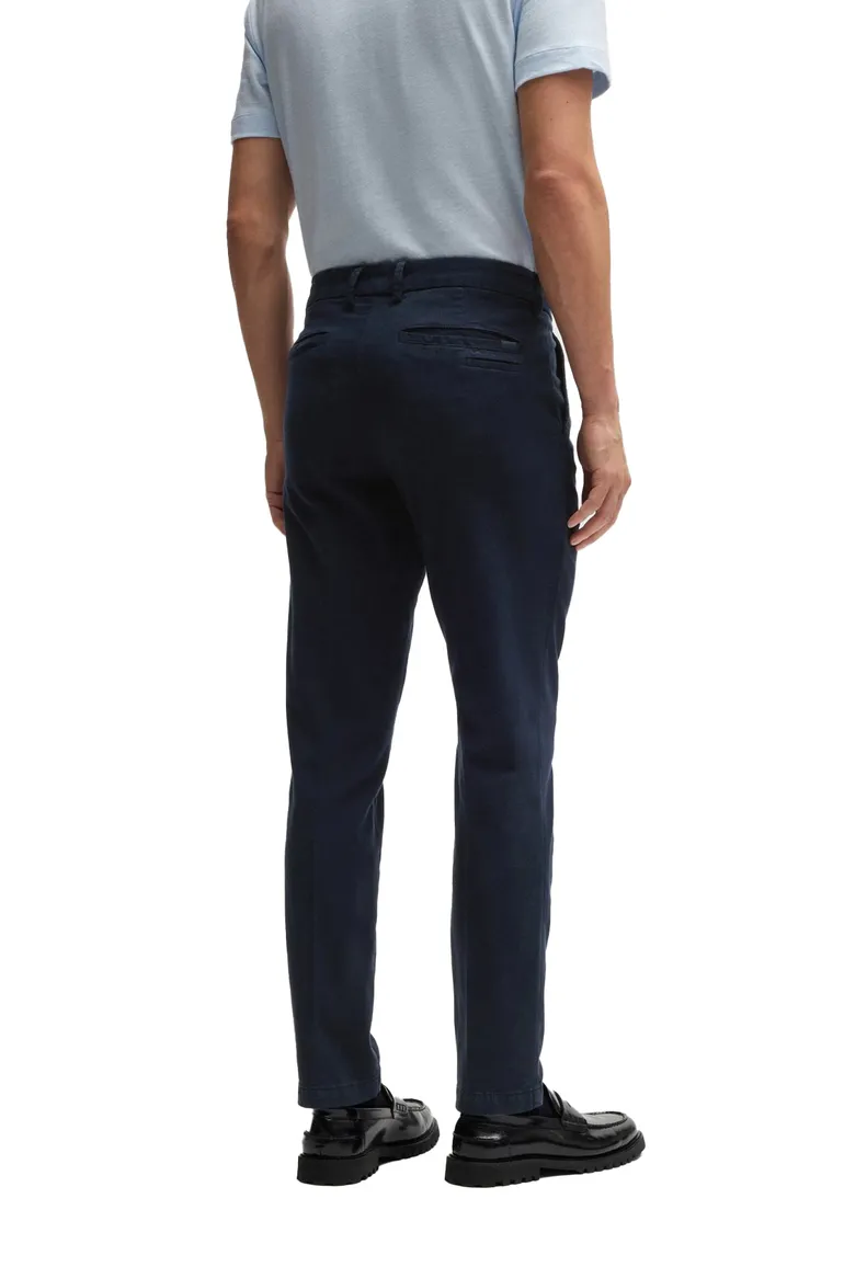 Boss Black Kaiton Slim Fit Pantalon donkerblauw