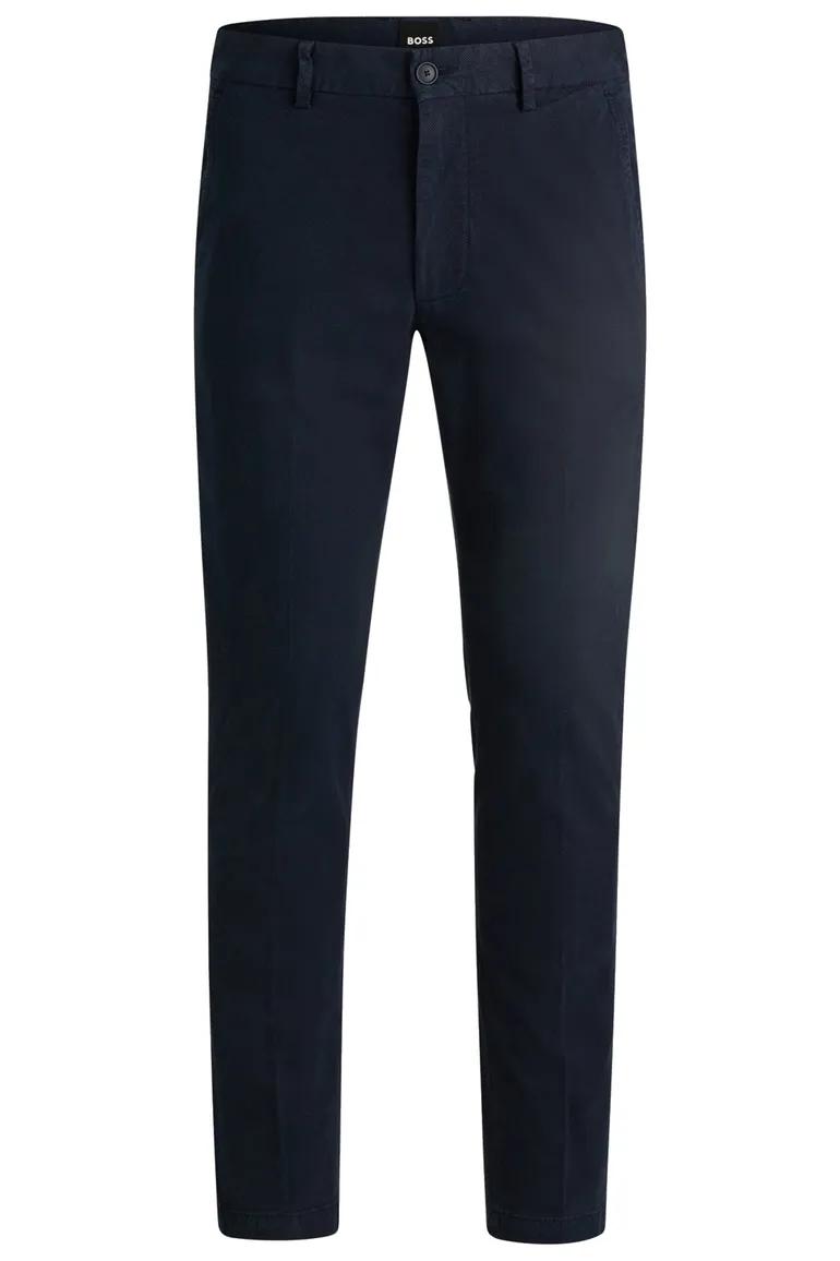 Boss Black Kaiton Slim Fit Pantalon donkerblauw