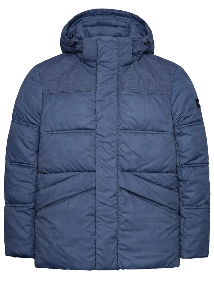 gewatteerde winterjas blauw BOSS Orange Big & Tall polyamide 100%