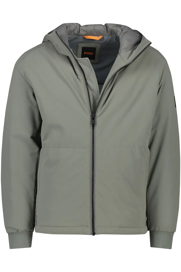 Winterjas Boss Orange Ospace grijs polyamide