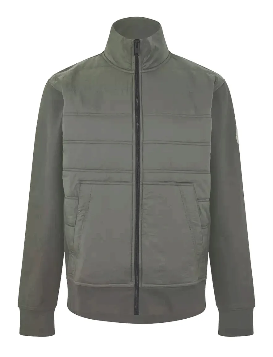 Outdoor sweatvest BOSS Orange Ze Puff grijs