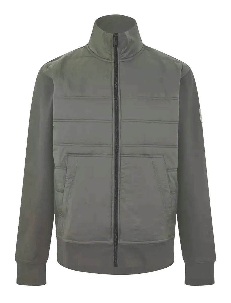 Sweatvest BOSS Orange Ze Puff grijs