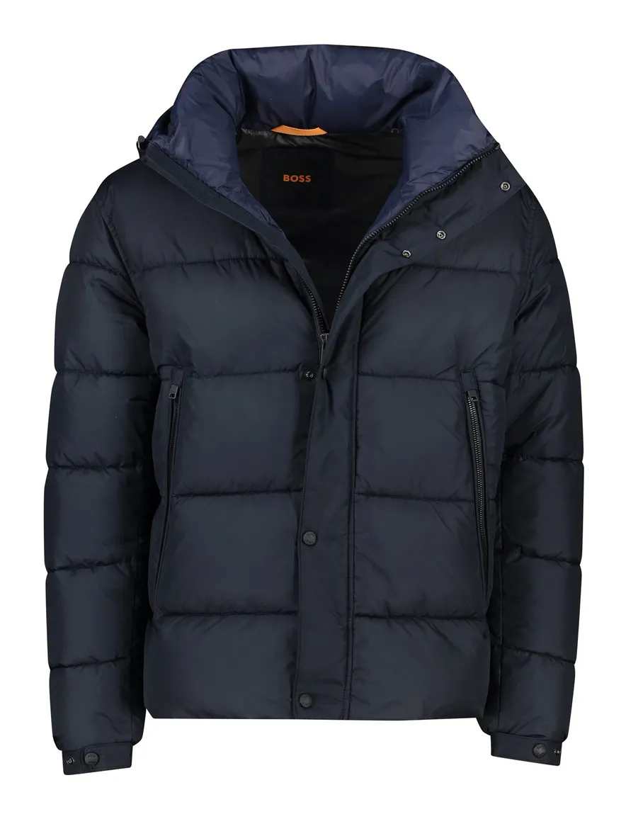 Winterjas Boss Omaris gewatteerd donkerblauw puffer