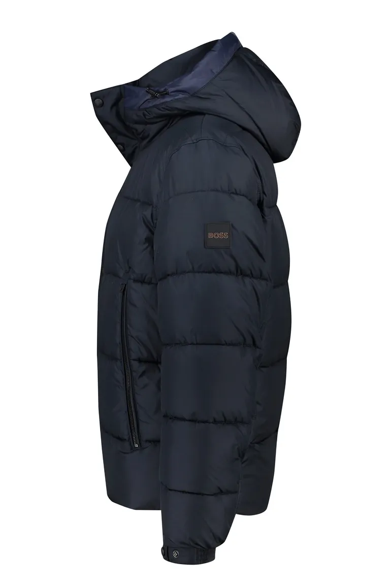 Boss winterjas Omaris gewatteerd donkerblauw