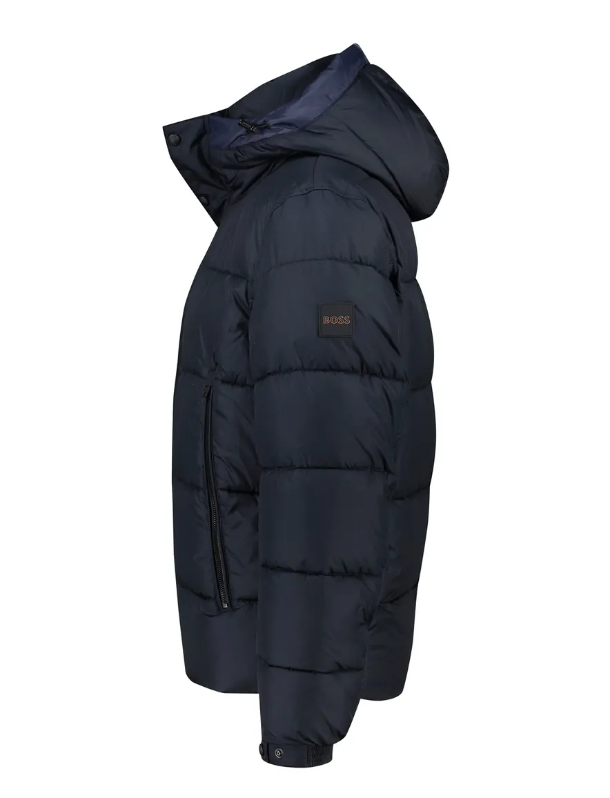 Winterjas Boss Omaris gewatteerd donkerblauw puffer